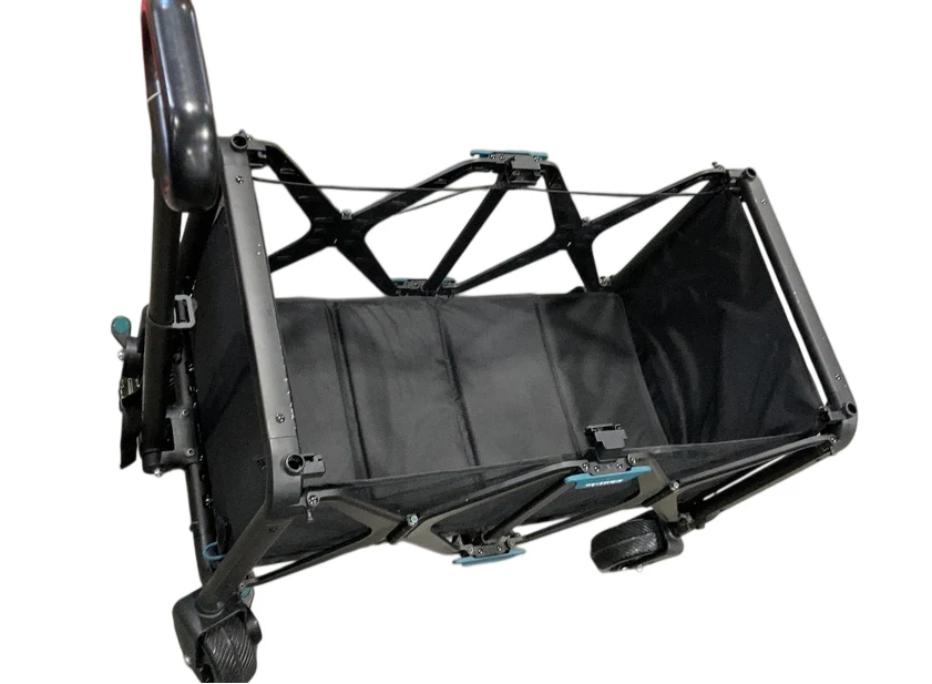 Wonderfold S5 Convertible Utility Wagon, Black - Image 3