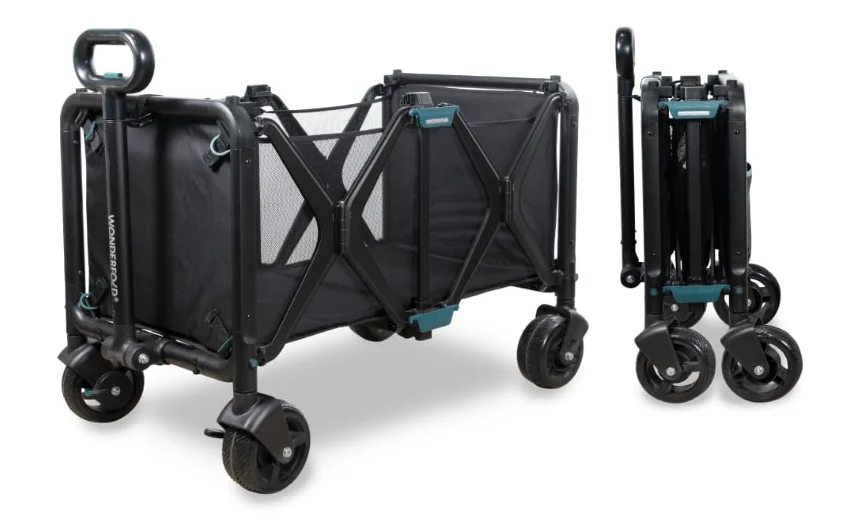 Wonderfold S5 Convertible Utility Wagon, Black