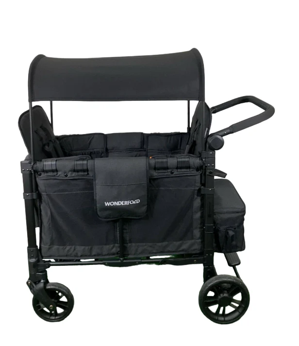 Wonderfold W2 Elite Multifunctional Stroller Wagon, 2024, Volcanic Black
