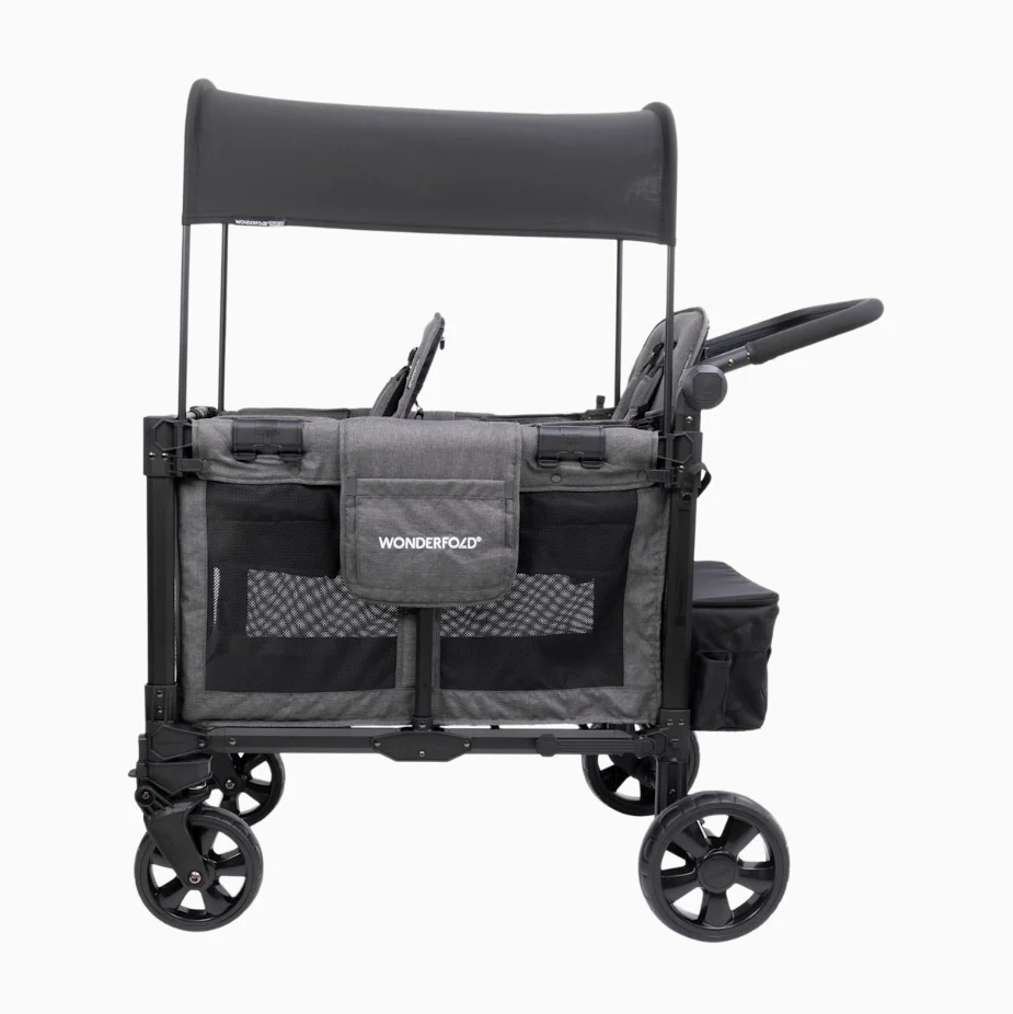 Wonderfold W2 Elite Pro Stroller Wagon, 2025, Charcoal Gray - Image 3