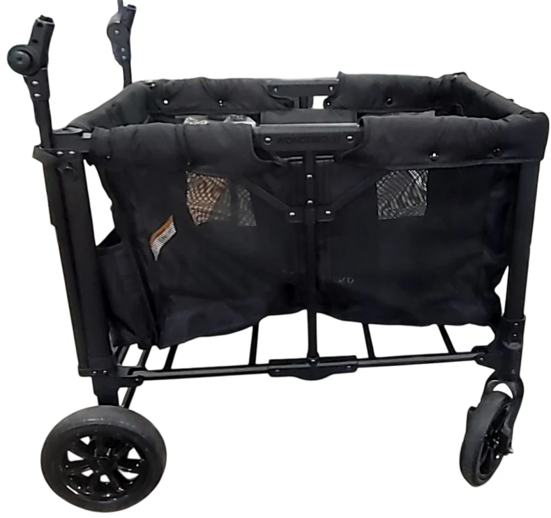 Wonderfold W2 Luxe Multifunctional Double Stroller Wagon, Volcanic Black, 2024 - Image 2