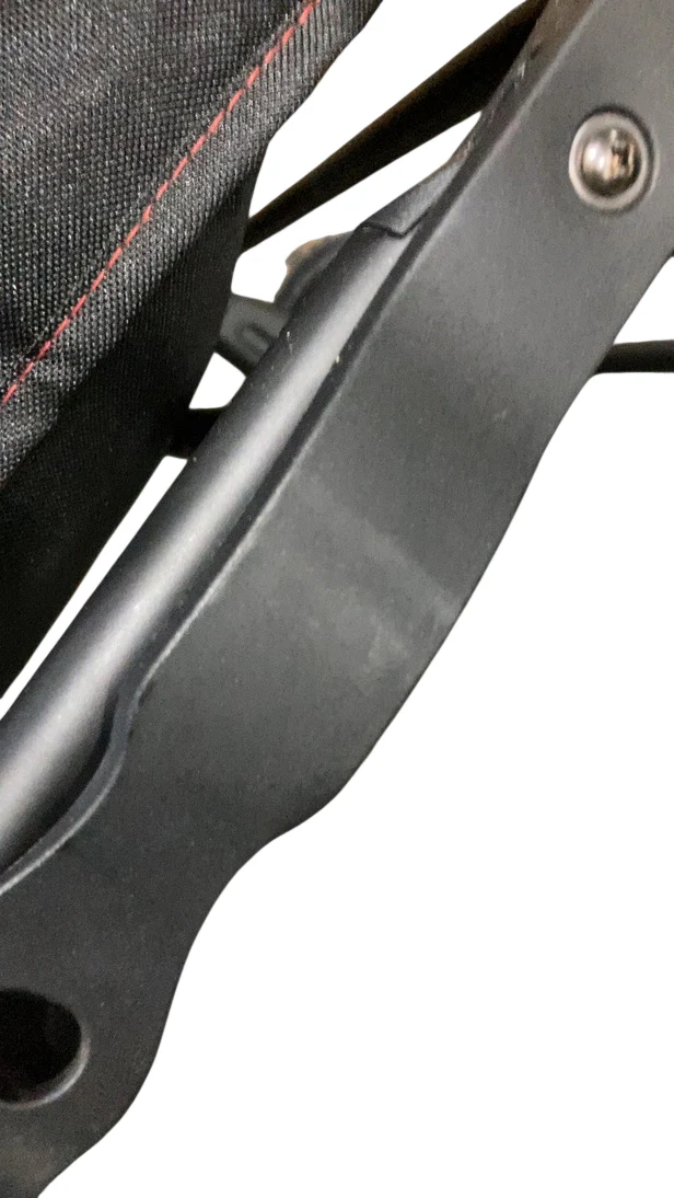 Wonderfold W4 Elite Stroller Wagon, 2025, Black with Red Stitching - Image 13
