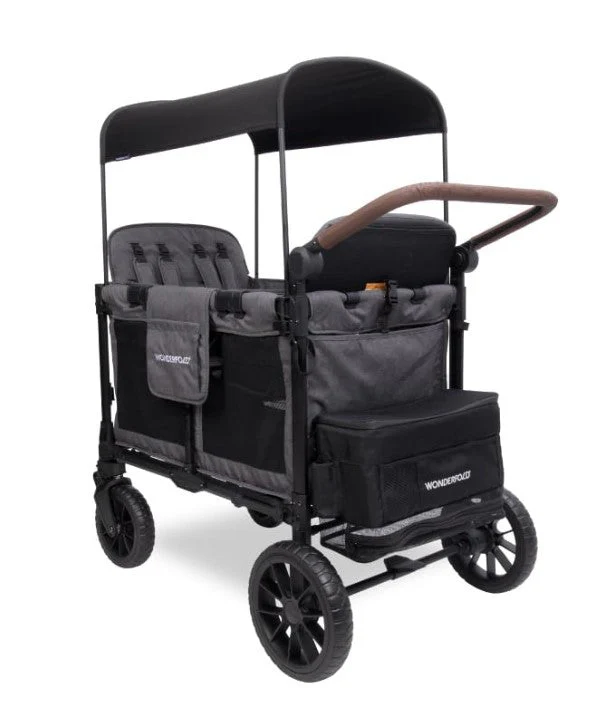 Wonderfold W4 Luxe Pro Stroller Wagon, 2025, Charcoal Gray - Image 2