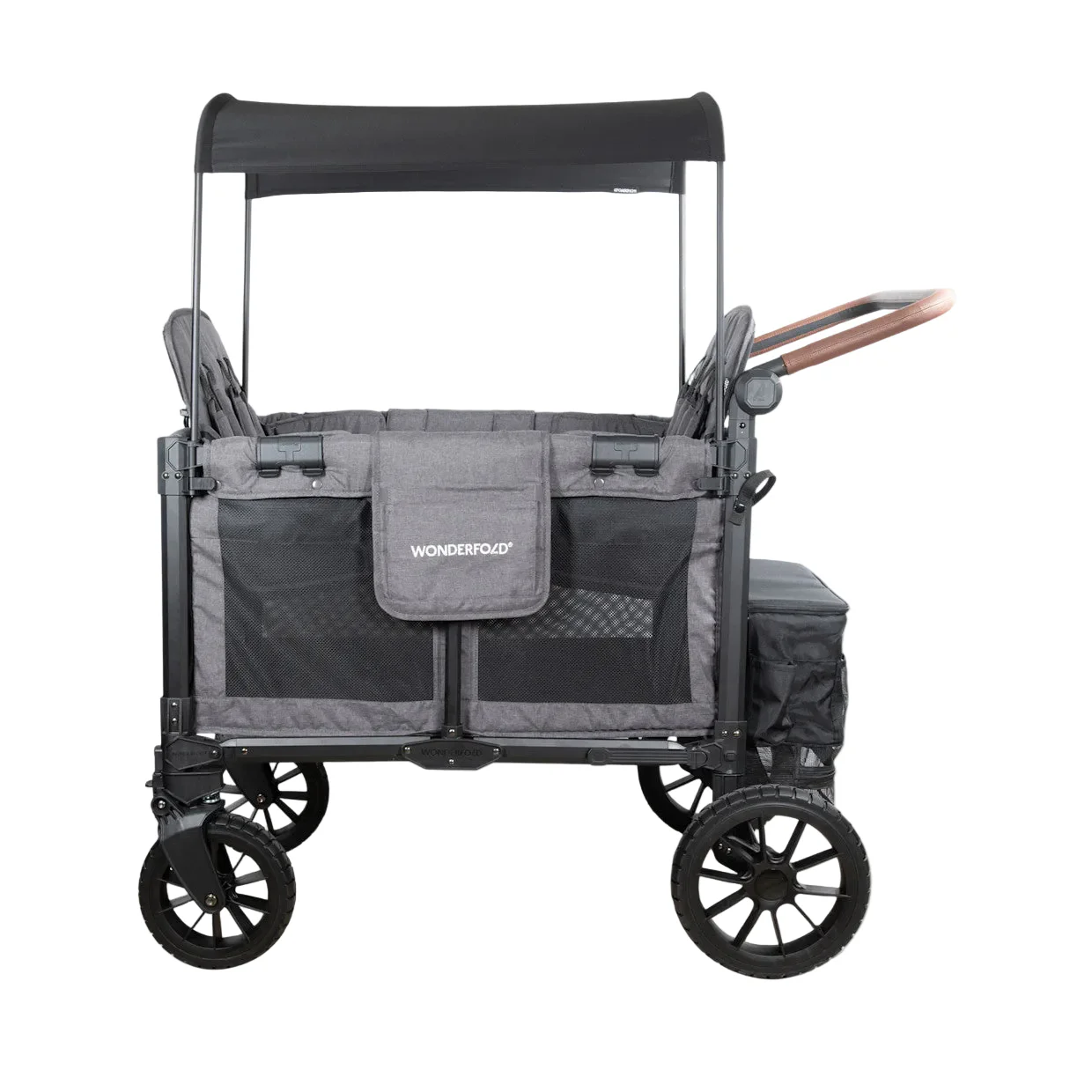 Wonderfold W4 Luxe Pro Stroller Wagon, Charcoal Gray, 2026 - Image 2