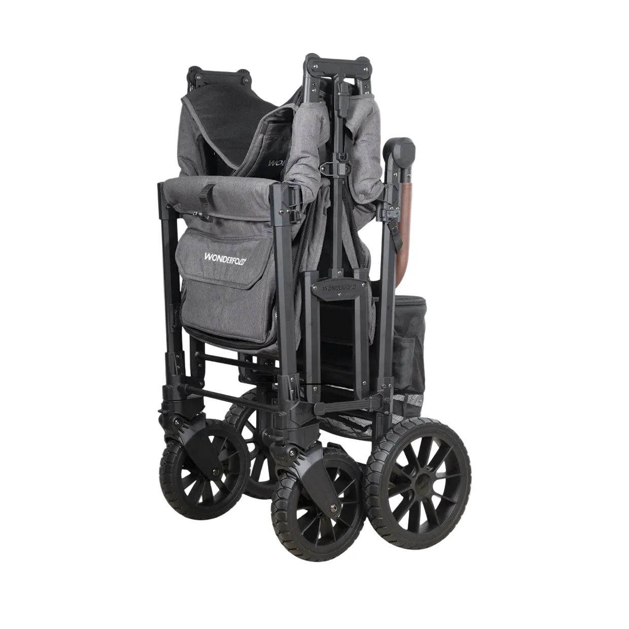Wonderfold W4 Luxe Pro Stroller Wagon, Charcoal Gray, 2026 - Image 6