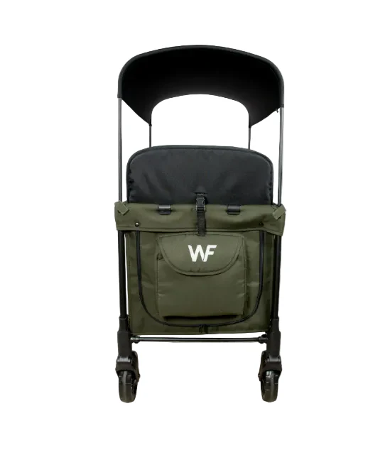 Wonderfold W4 Multifunctional Quad Stroller Wagon, 2025, Dark Olive - Image 3