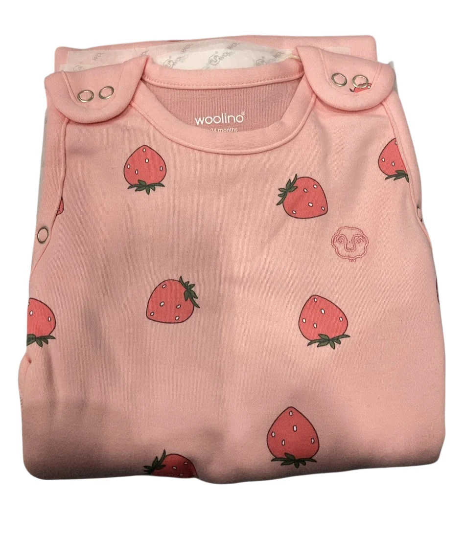 Woolino 4 Seasons Ultimate Sleep Bag, 2-24 months, Baby Strawberry - Image 3