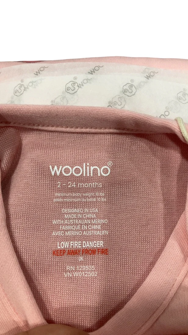 Woolino 4 Seasons Ultimate Sleep Bag, 2-24 months, Baby Strawberry - Image 4