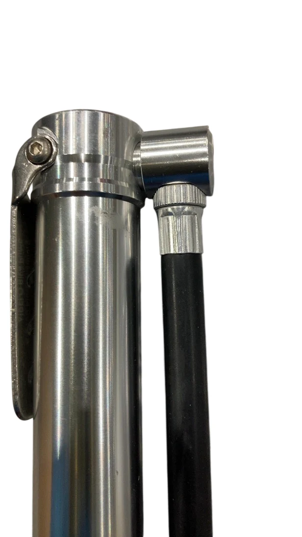 Woom AIRFLO Bike Pump, Aluminum/Wood - Image 2