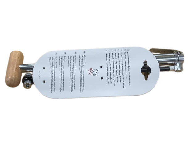 Woom AIRFLO Bike Pump, Aluminum/Wood - Image 3
