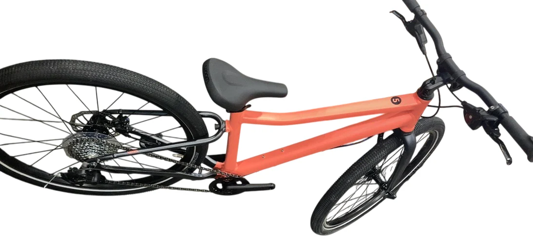 Woom EXPLORE 5 Bicycle, Neon Coral - Image 2