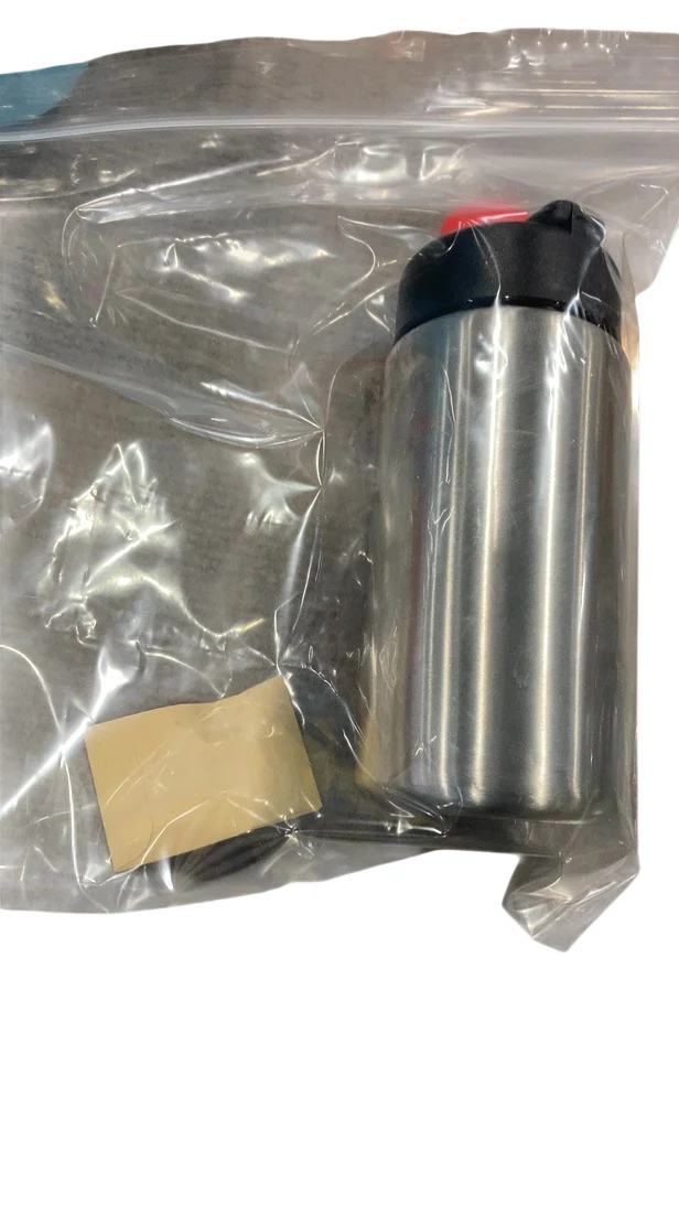 Woom GLUG Stainless Steel Bottle + Bottle Cage, Stainless - Image 2