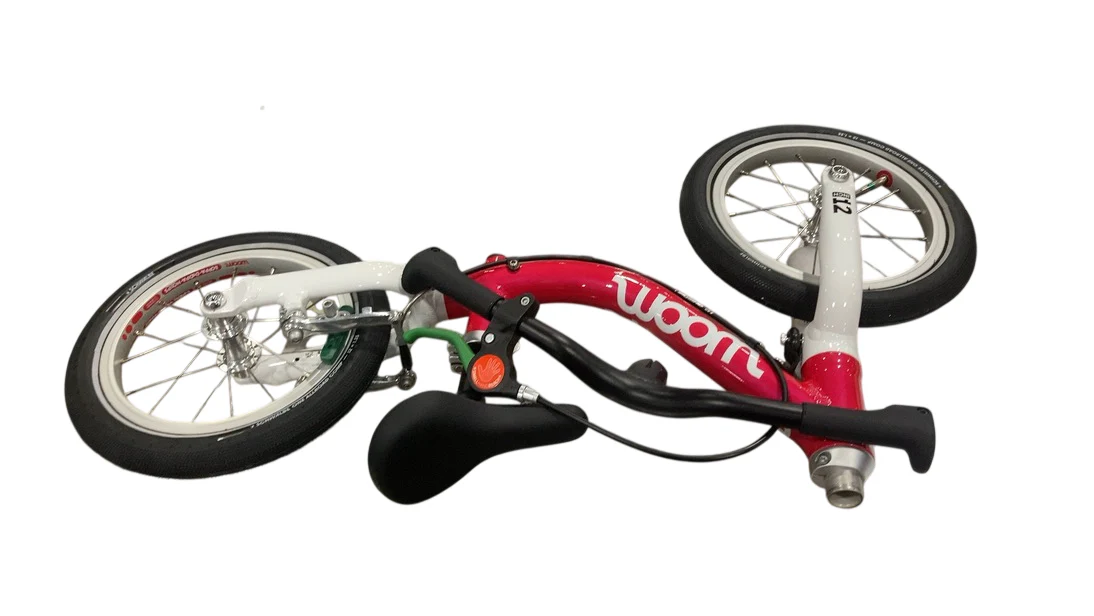 Woom GO 1 Balance Bike, Hot Pink - Image 2
