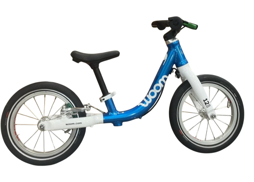Woom GO 1 Balance Bike, Metallic Blue