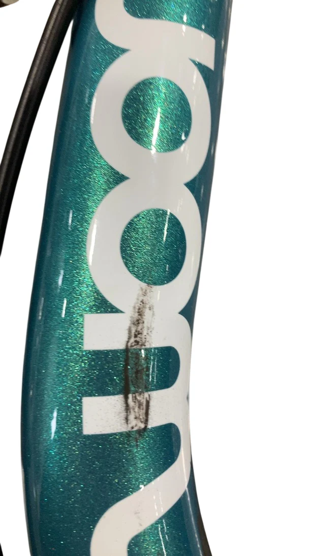 Woom GO 1 Balance Bike, Metallic turquoise - Image 2