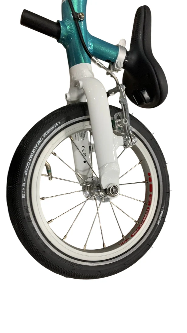 Woom GO 1 Balance Bike, Metallic turquoise - Image 4