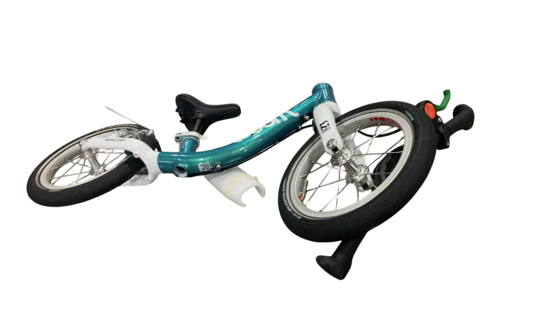 Woom GO 1 Balance Bike, Metallic turquoise - Image 3
