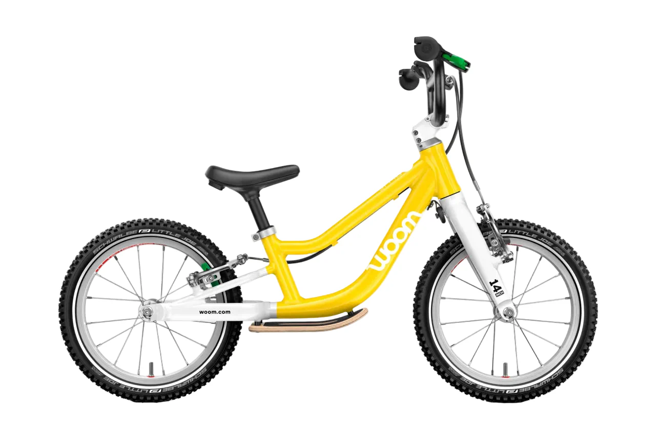 Woom GO 1 Balance Bike, Vibrant Yellow