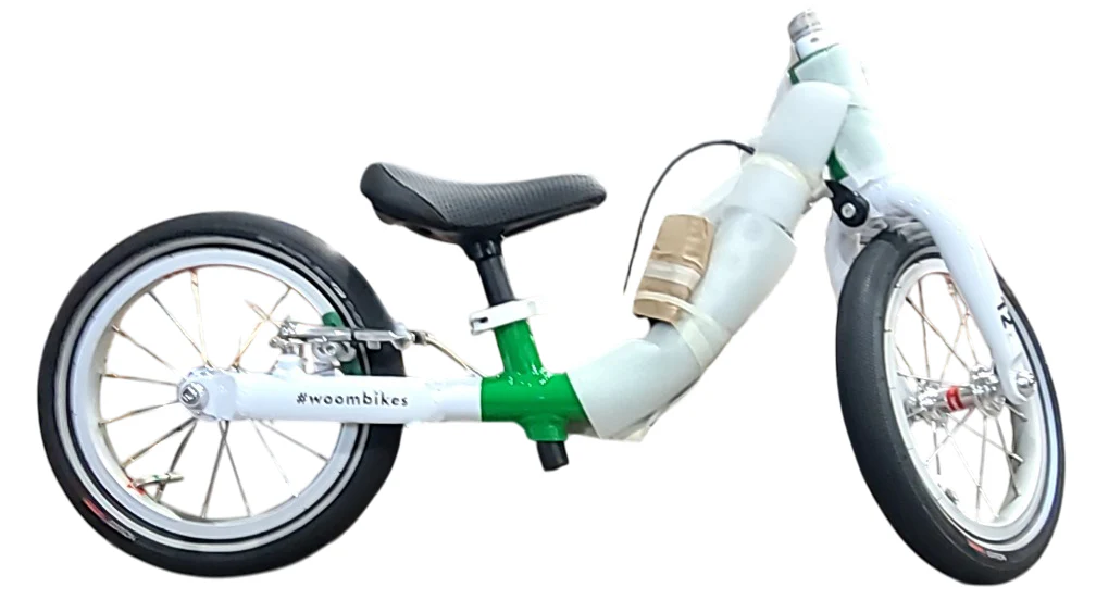Woom GO 1 Balance Bike, Woom Green - Image 3