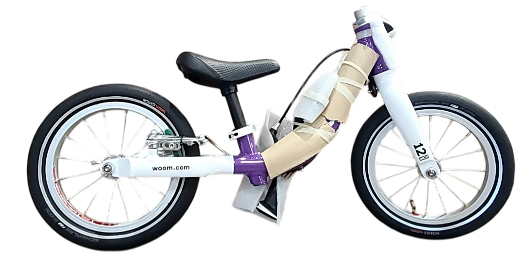 Woom GO 1 Balance Bike, Woom Purple - Image 2