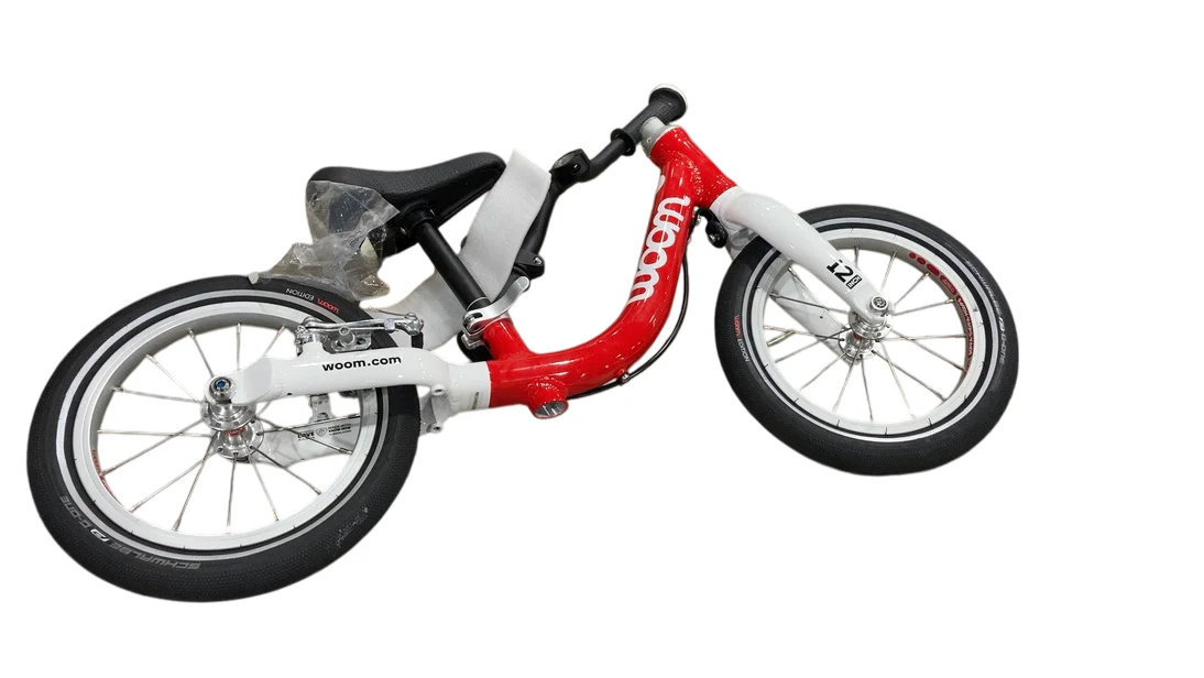 Woom GO 1 Balance Bike, Woom Red - Image 3