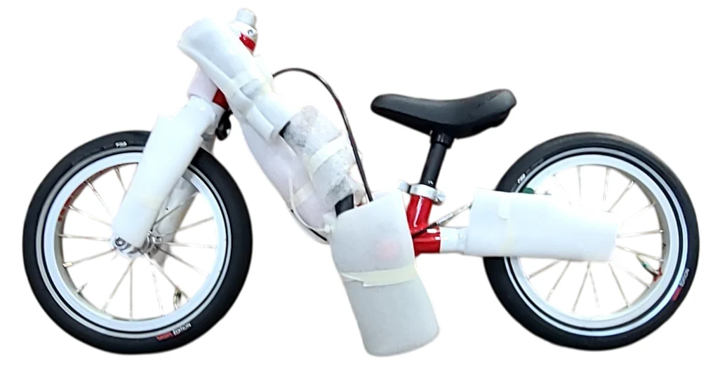 Woom GO 1 Balance Bike, Woom Red - Image 3