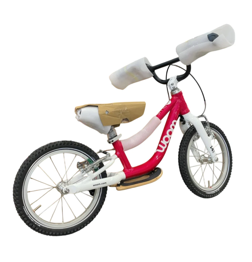 Woom GO 1 Plus Balance Bike, Hot Pink - Image 2