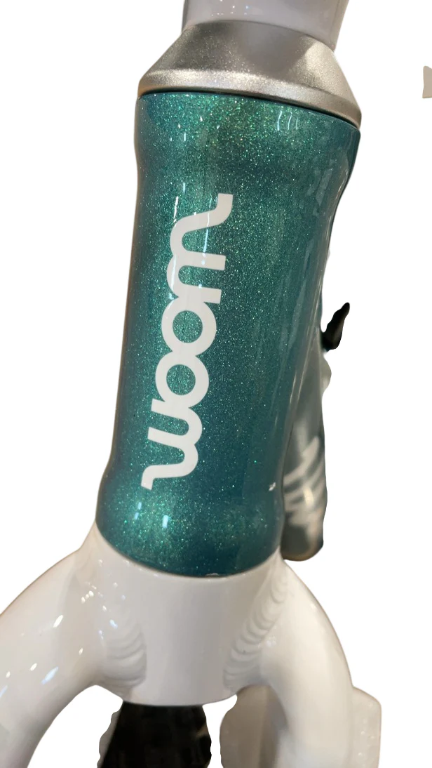 Woom GO 1 Plus Balance Bike, Metalic turquoise - Image 4