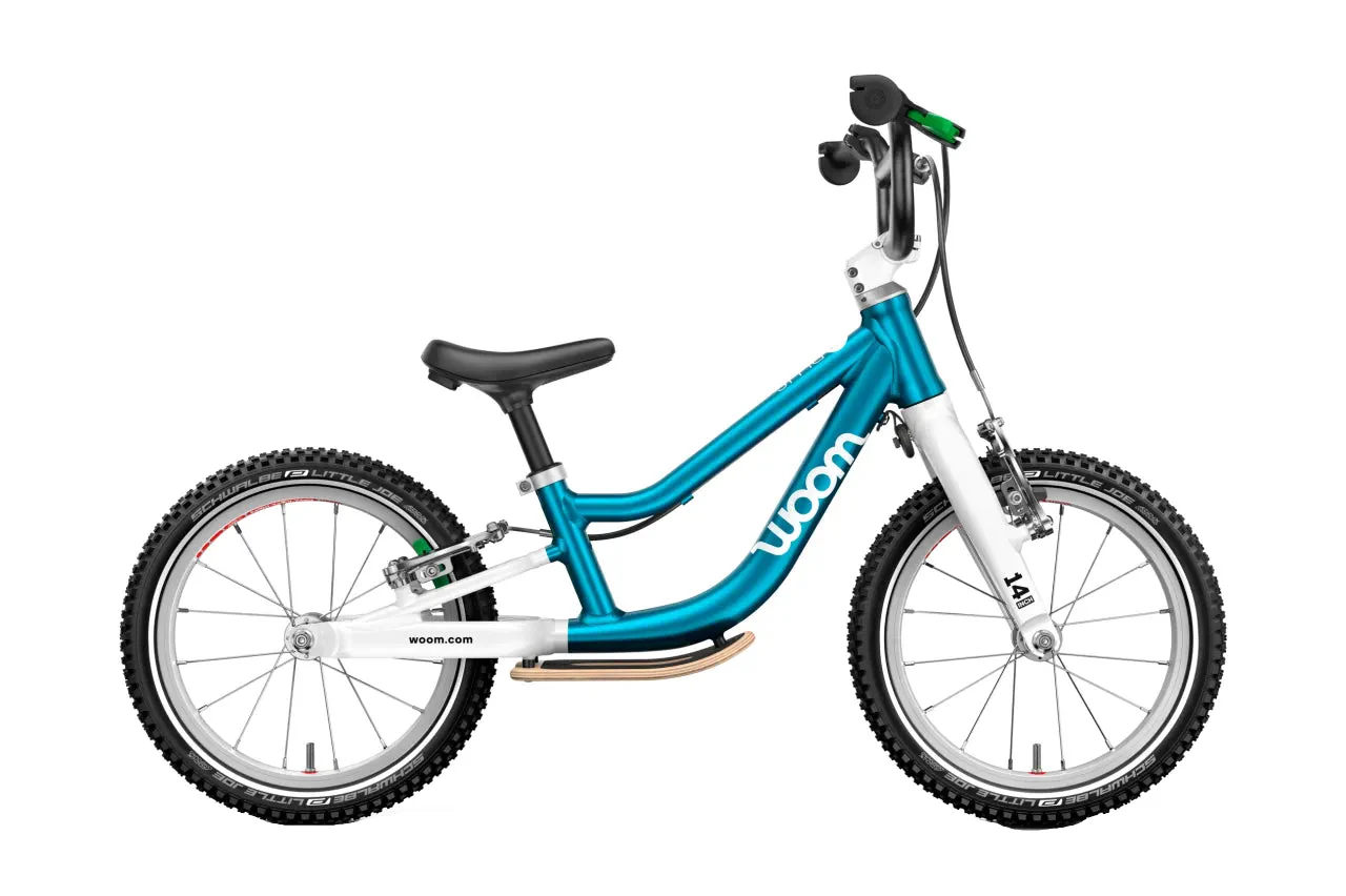 Woom GO 1 Plus Balance Bike, Metallic Blue