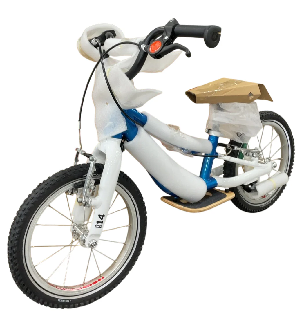 Woom GO 1 Plus Balance Bike, Metallic Blue - Image 2