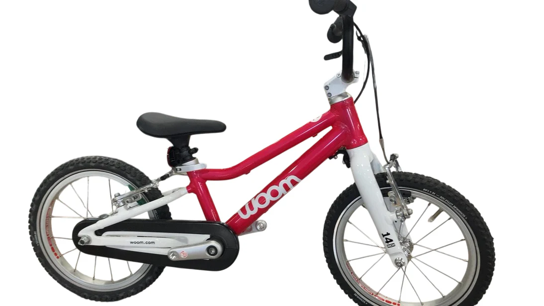 Woom GO 2 Bike- 14”, Hot Pink - Image 2