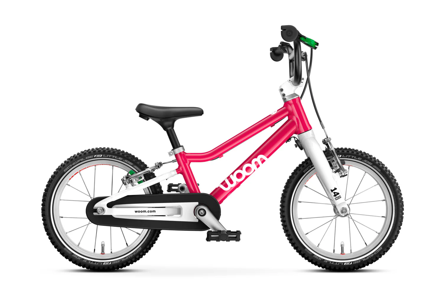 Woom GO 2 Bike- 14”, Hot Pink