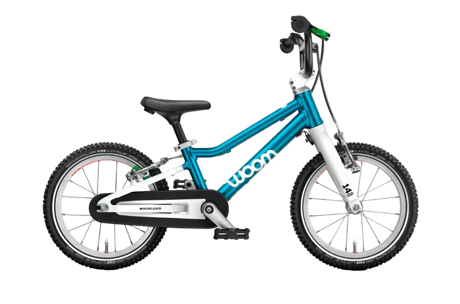 Woom GO 2 Bike- 14”, Metallic Blue