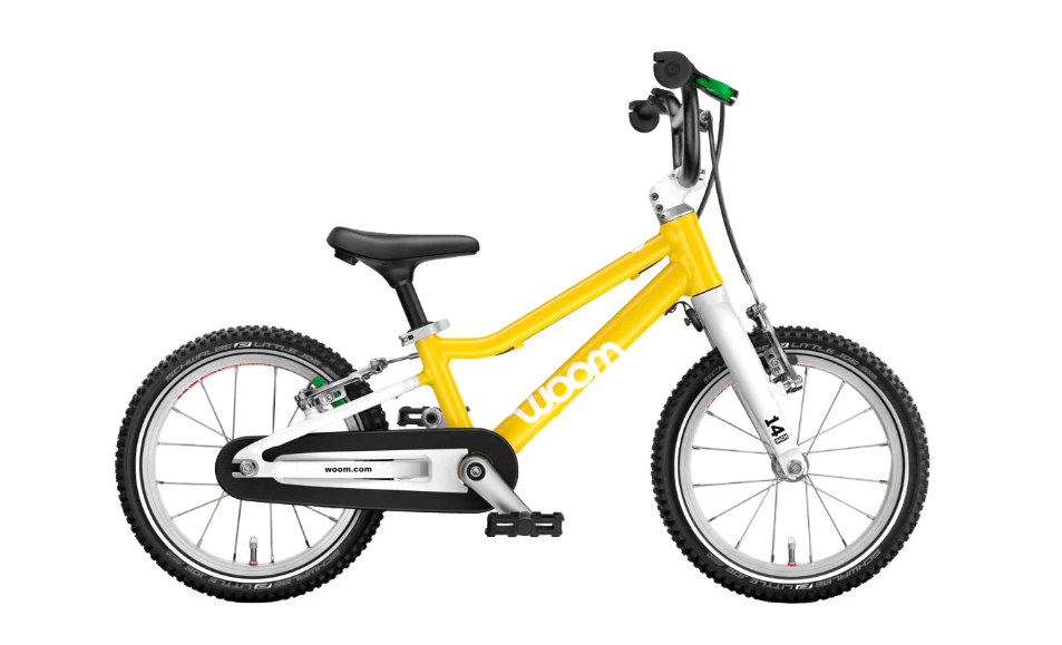 Woom GO 2 Bike- 14”, Vibrant yellow