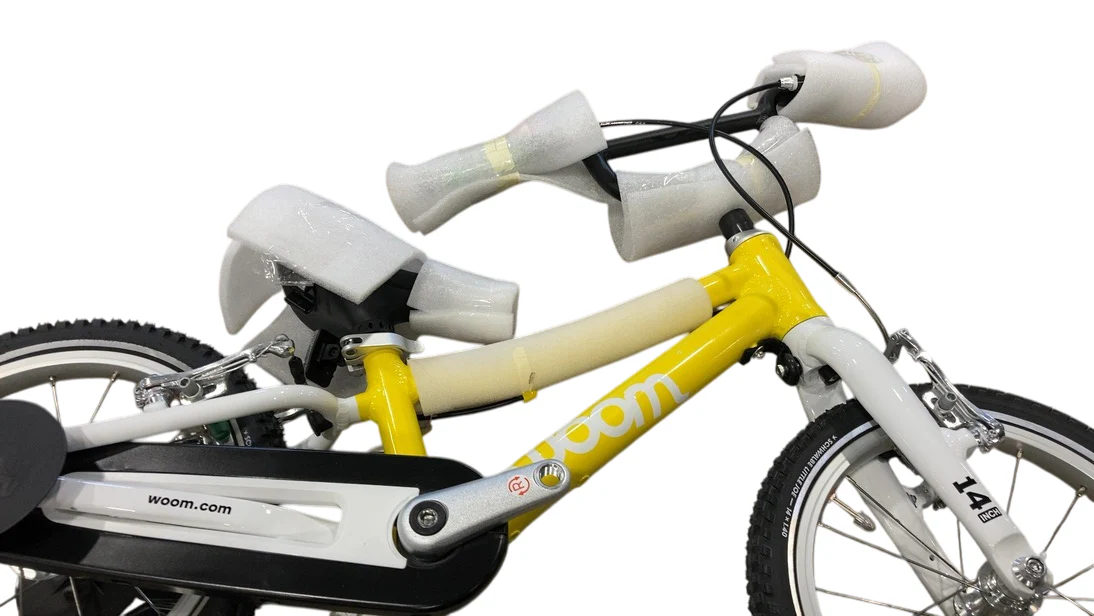 Woom GO 2 Bike- 14”, Vibrant yellow - Image 3