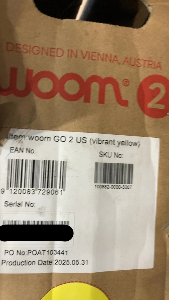 Woom GO 2 Bike- 14”, Vibrant yellow - Image 4