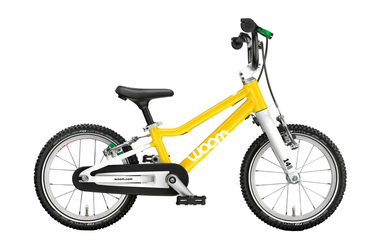 Woom GO 2 Bike- 14”, Vibrant yellow