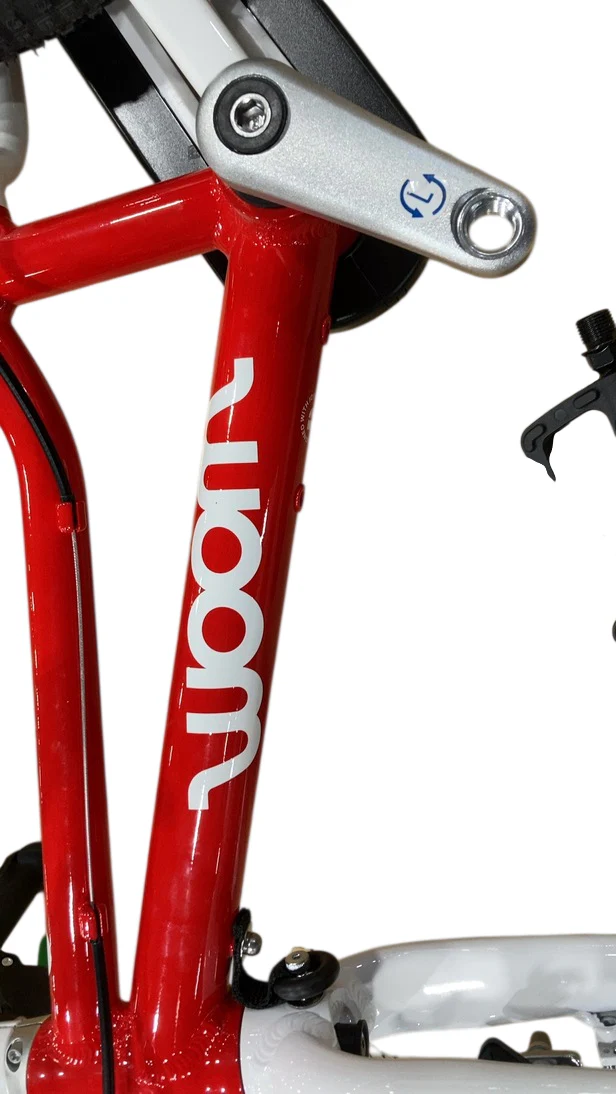 Woom GO 2 Bike- 14”, Woom Red - Image 4