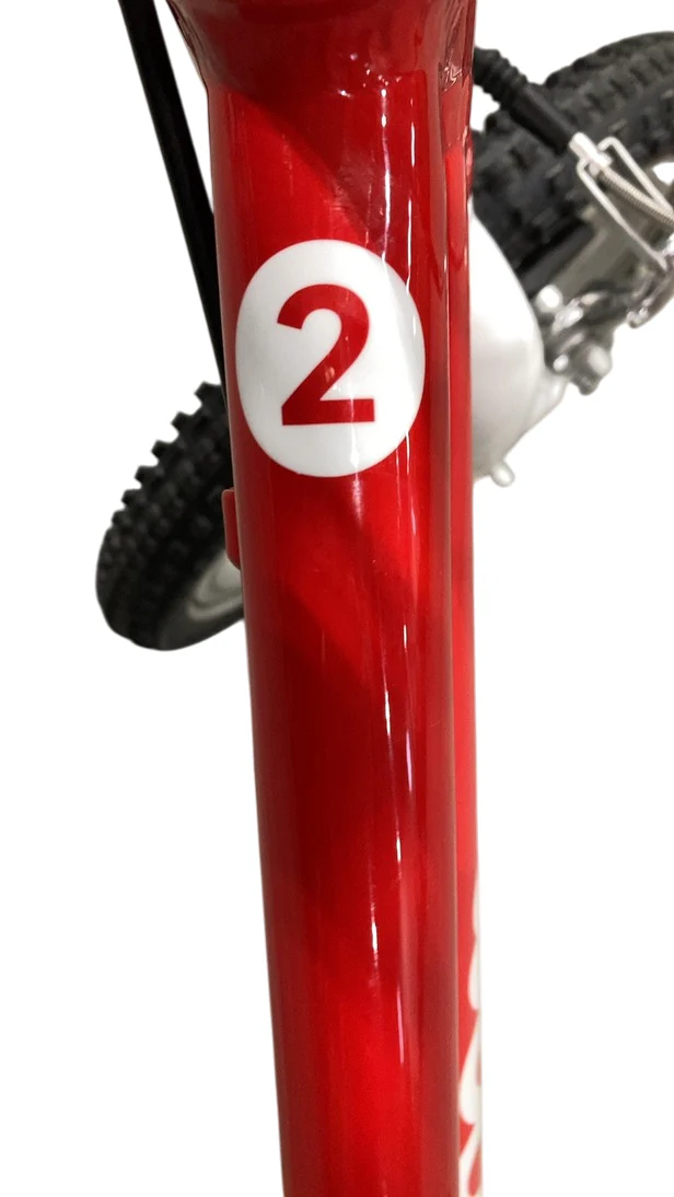 Woom GO 2 Bike- 14”, Woom Red - Image 4