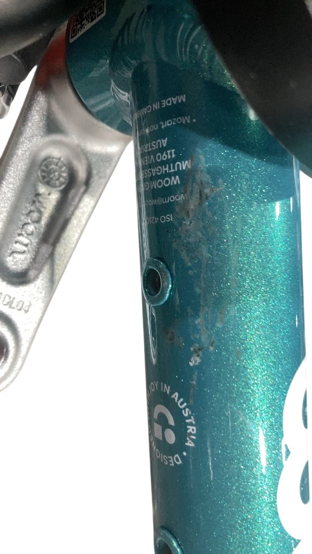 Woom GO 3 Bike "16, AUTOMAGIC, Metallic turquoise - Image 3