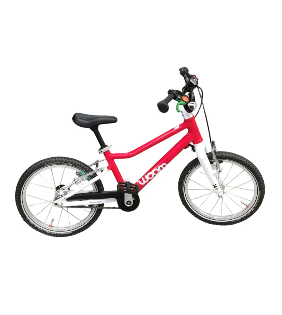 Woom GO 3 Bike "16, Base Model, Hot Pink