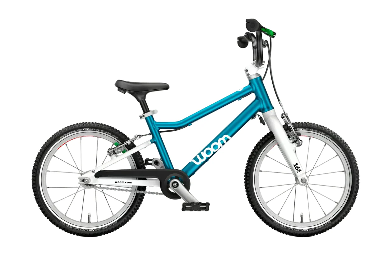 Woom GO 3 Bike "16, Base Model, Metallic Blue