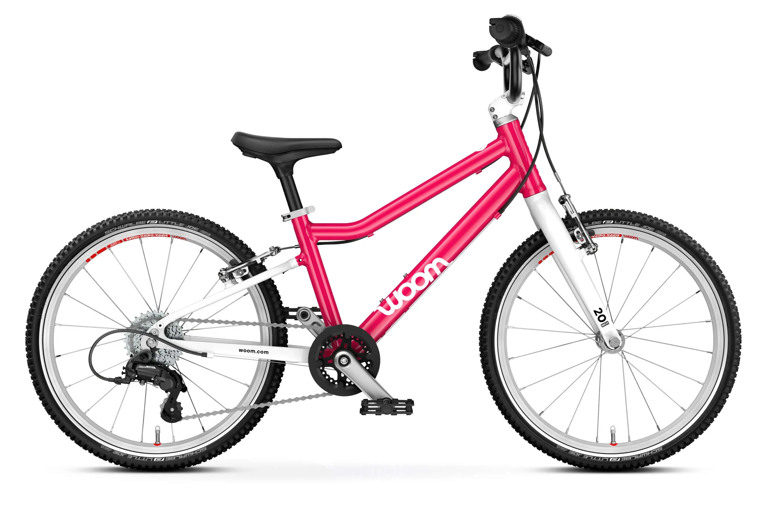 Woom GO 4 Bike 20", Hot Pink