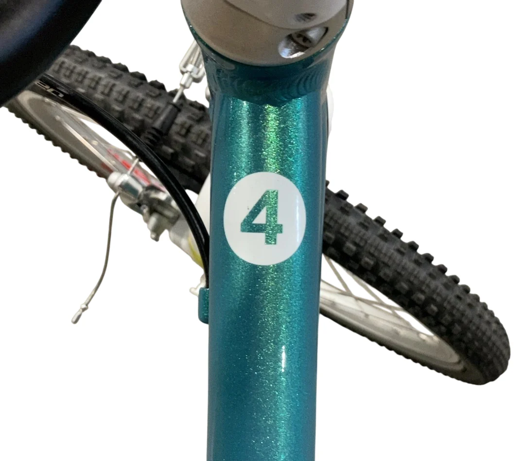 Woom GO 4 Bike 20", Metallic turquoise - Image 5