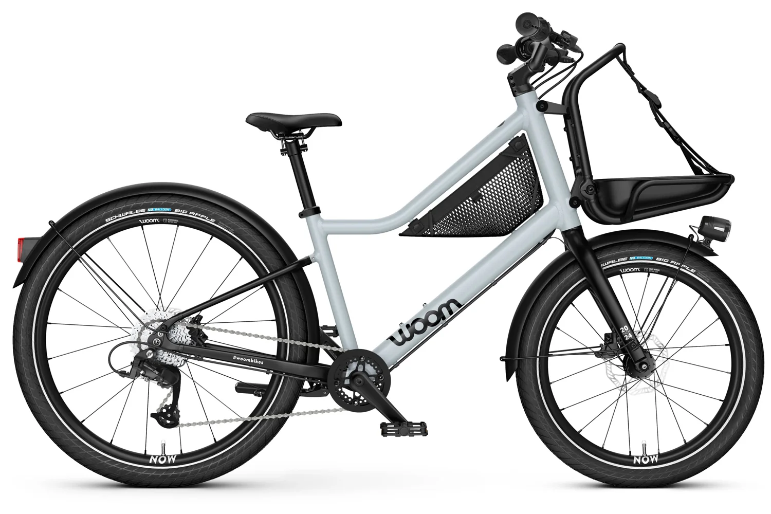 Woom NOW 5 Bike, Ice Blue/Carbon Black - Image 2