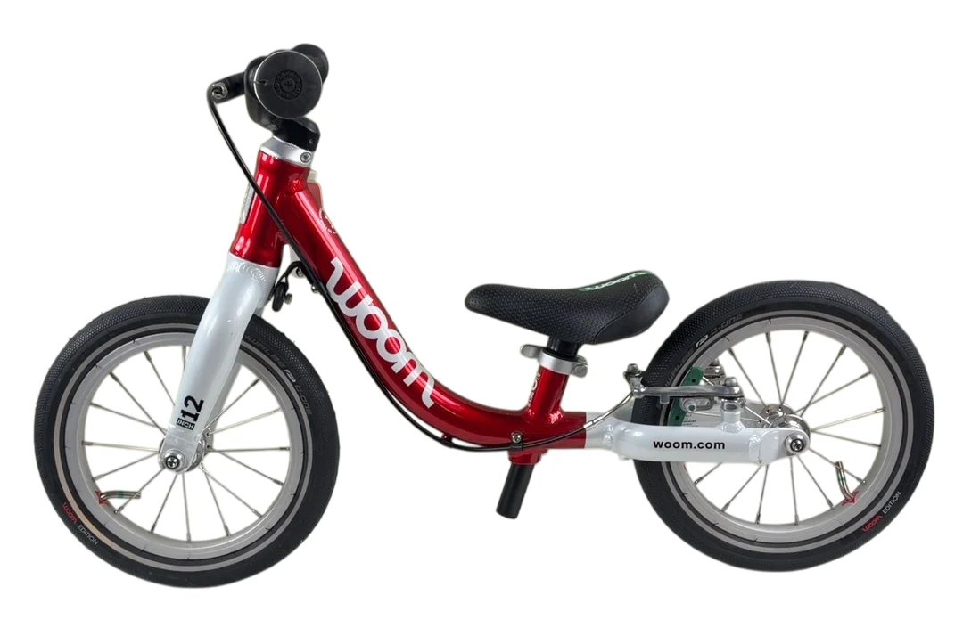 Woom ORIGINAL 1 Balance Bike, Anniversary Red Limited Edition - Image 3