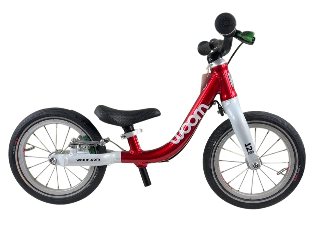 Woom ORIGINAL 1 Balance Bike, Anniversary Red Limited Edition - Image 4