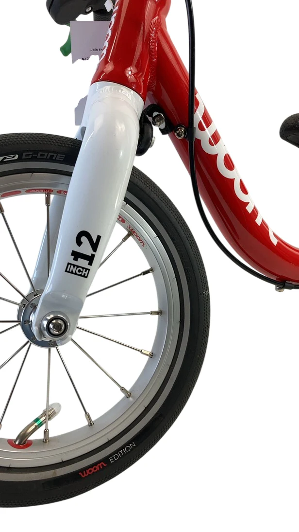 Woom ORIGINAL 1 Balance Bike, Woom Red - Image 6