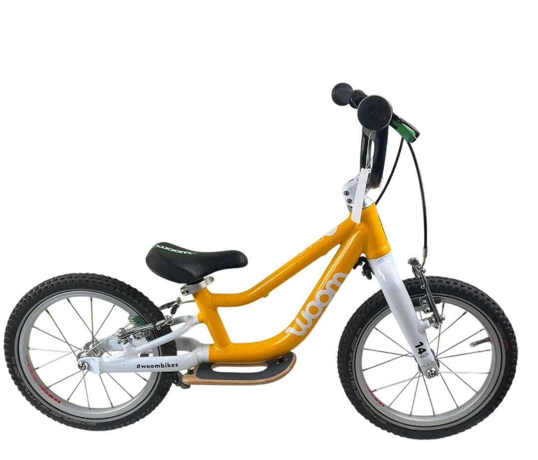 Woom ORIGINAL 1 Plus Balance Bike, Flame Orange