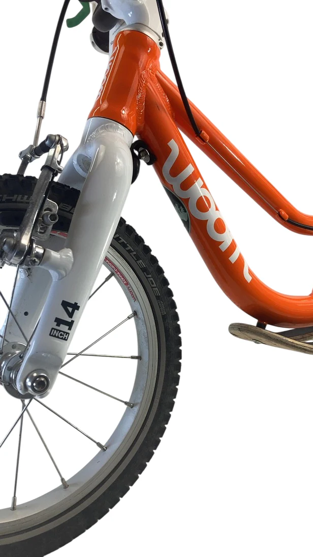 Woom ORIGINAL 1 Plus Balance Bike, Flame Orange - Image 4